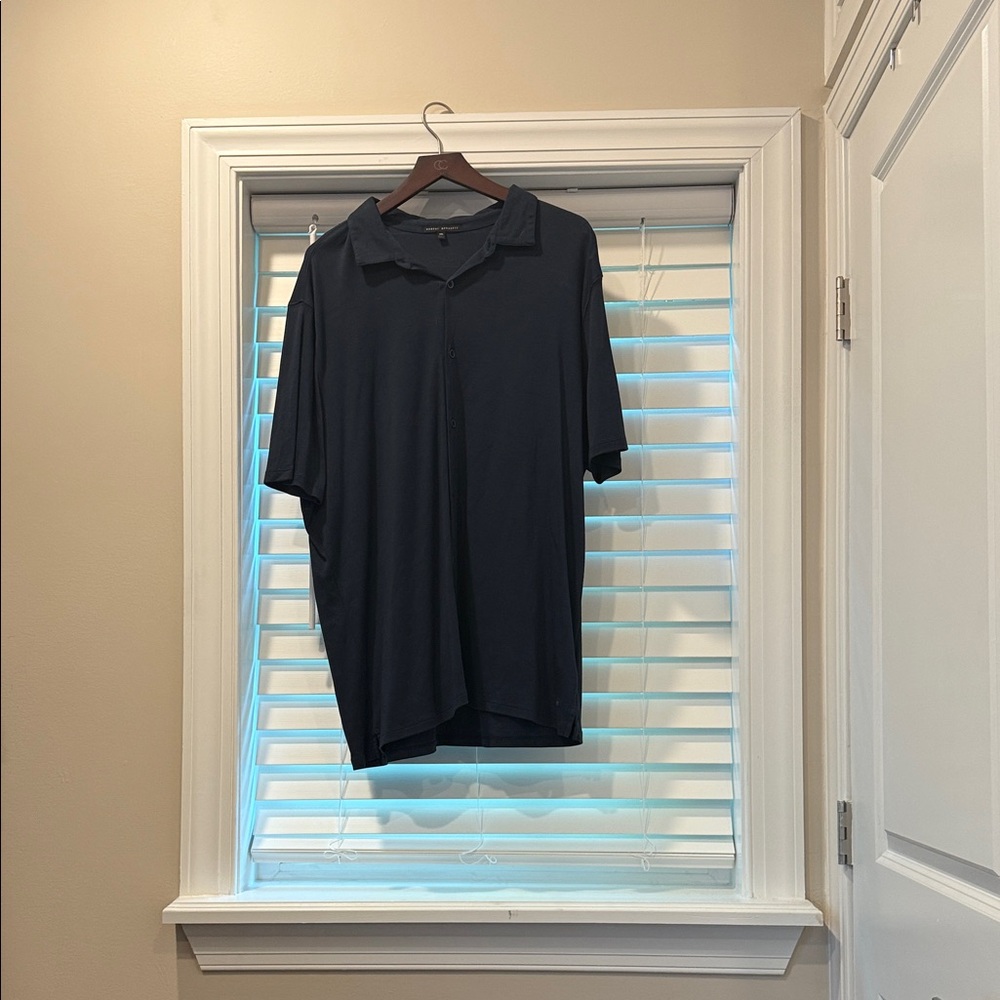 Robert Barakett Dark Blue Polo Shirt